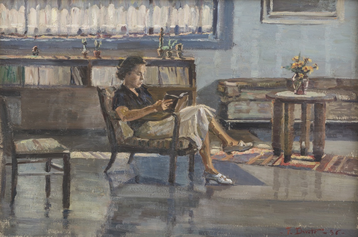 Francesca Devoto, Tina nello studio di via Cavour, 1936, Ph. Confinivisivi - Pierluigi Dessì