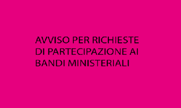 BANDI ITALIAN COUNCIL - BANDI MINISTERIALI