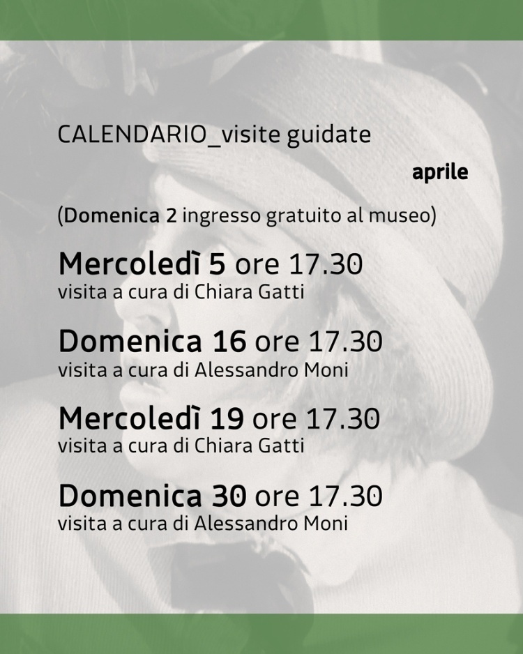 Calendario delle visite guidate per il mese di Aprile!