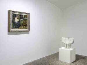Allestimento mostra Le affinità immaginate