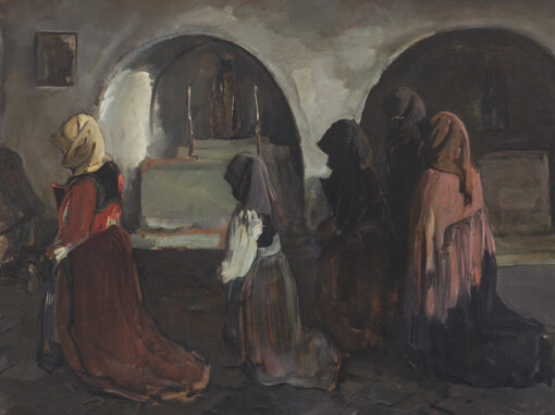 Donne di Orgosolo in chiesa