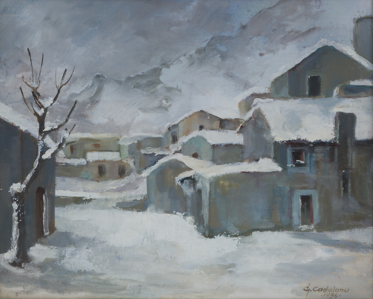 cadalanu paesaggio sotto la neve