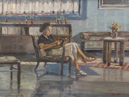 Tina nello studio di via Cavour