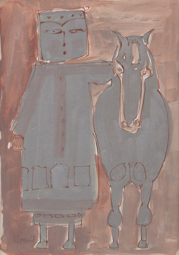 Nonnis Guerriero con cavallo