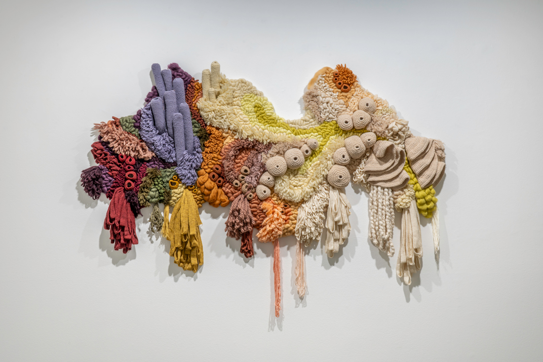 Nel corso della mostra “Diorama. Generation Earth”, realizzata lo scorso anno, il museo MAN aveva esposto una importante opera d’arte contemporanea dell’artista portoghese Vanessa Barragão, fatta di filati di riciclo, frutto dell’industria della moda, in aperta denuncia contro sprechi e inquinamento.