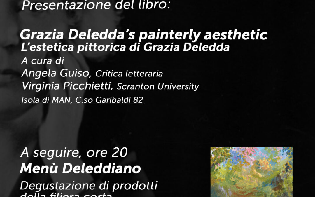 Presentazione del libro : Grazia Deledda’s painterly aesthetic – Venerdì 27 marzo, ore 18