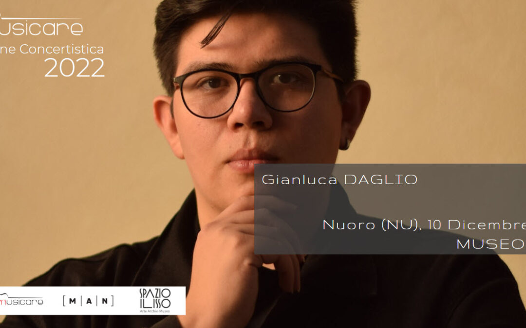Associazione Musicare – Concerto di Gianluca Daglio, Sabato 10 dicembre ore 20:30